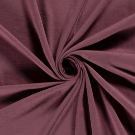 Egyszínű bambusz jersey - Sötét mályva