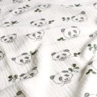 Mintás dupla géz - panda